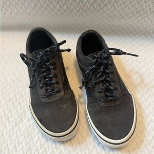 Vans Kids Ward Low-Top Sneakers Canvas Black Asphalt